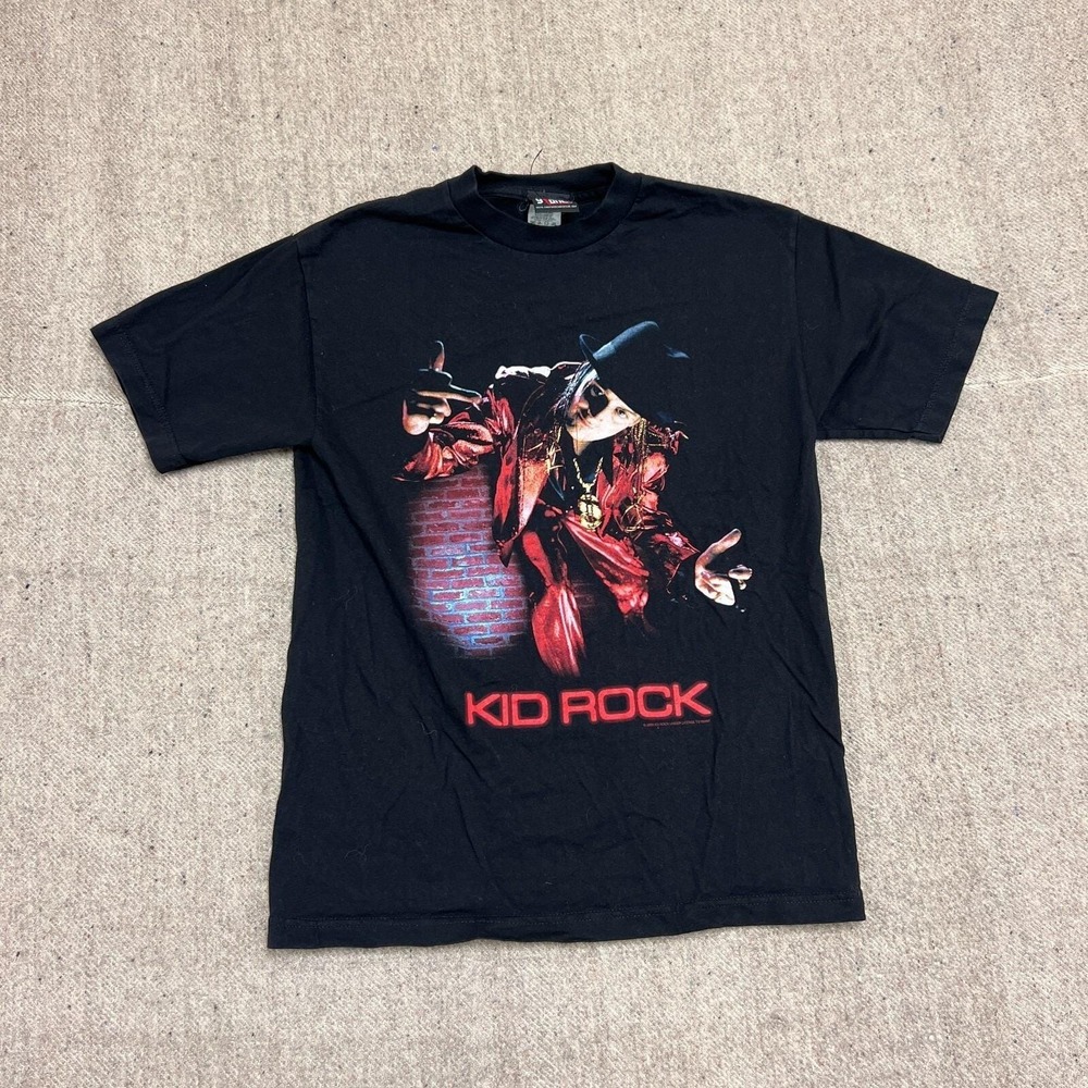 Vintage Kid Rock Shirt Mens‎ Medium Black 2000s Giant USA